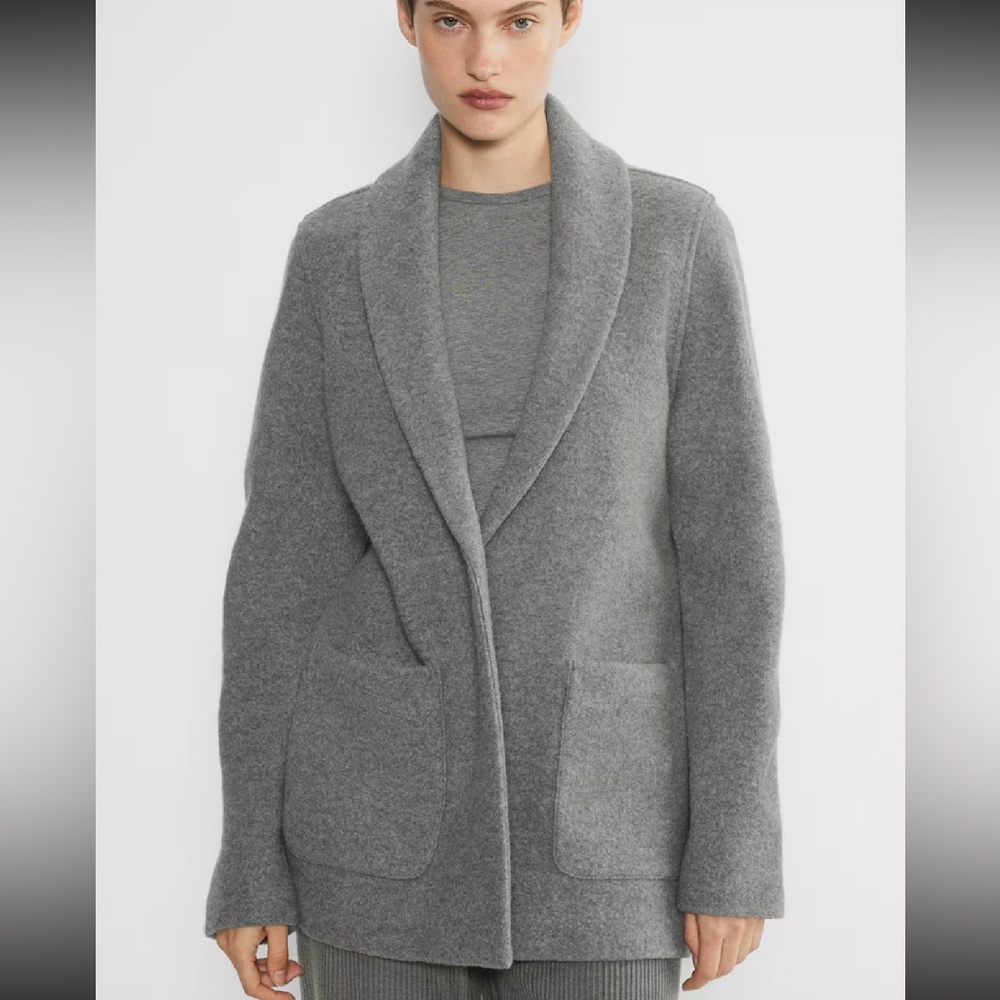 The Group Shawl Merino Wool Below-Bum Jacket (new without tag) | Sz Small